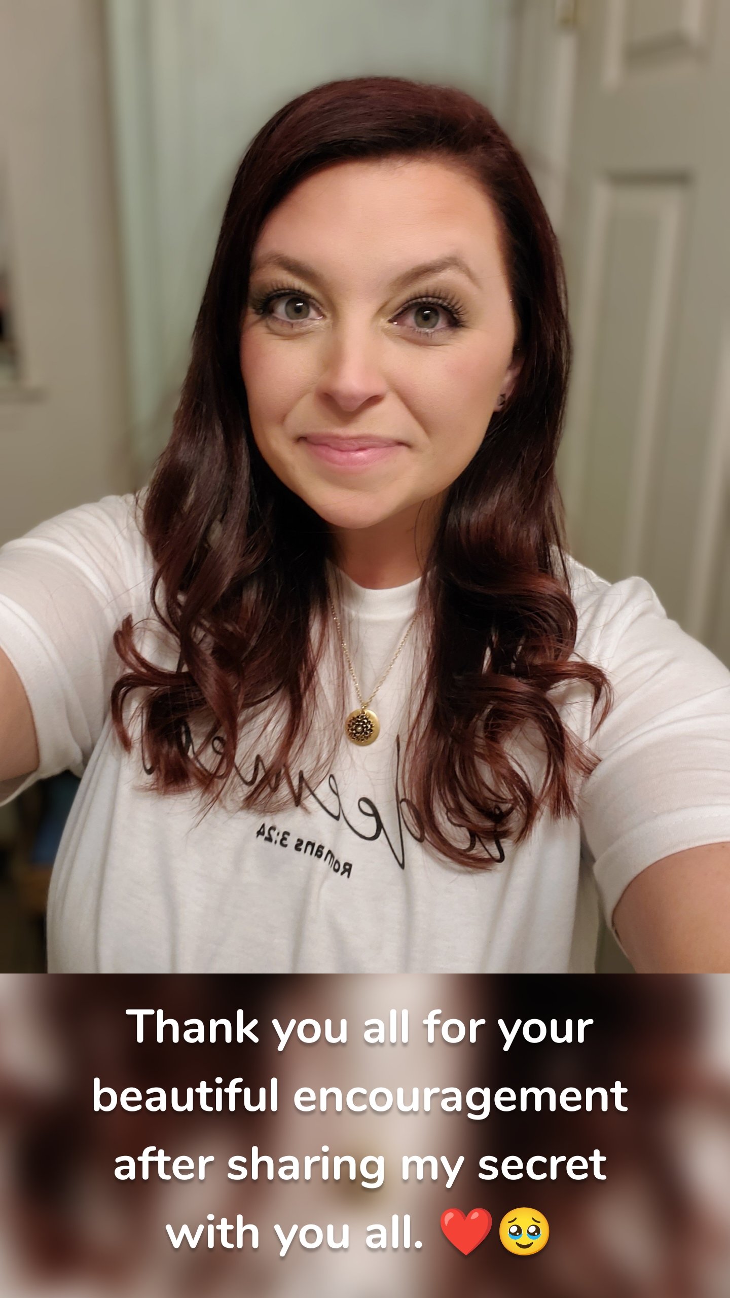 Thank you all for your beautiful encouragement after sharing my secret with you all. ❤️🥹